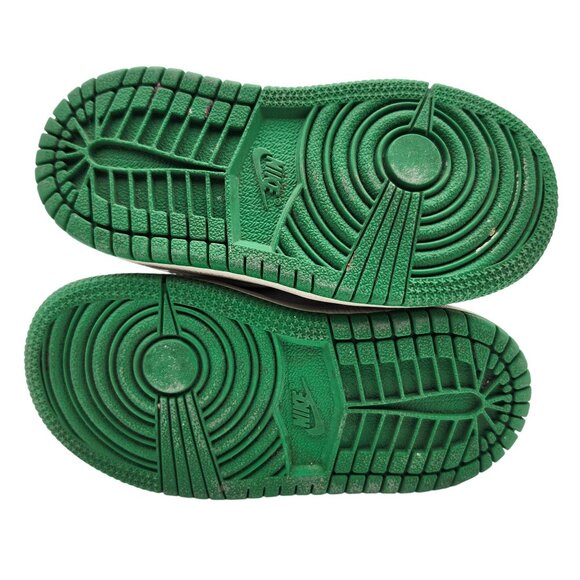 Nike Air Jordan 1 Retro High OG Pine Green Black Childrens Sneakers Size 6C - Picture 8 of 9